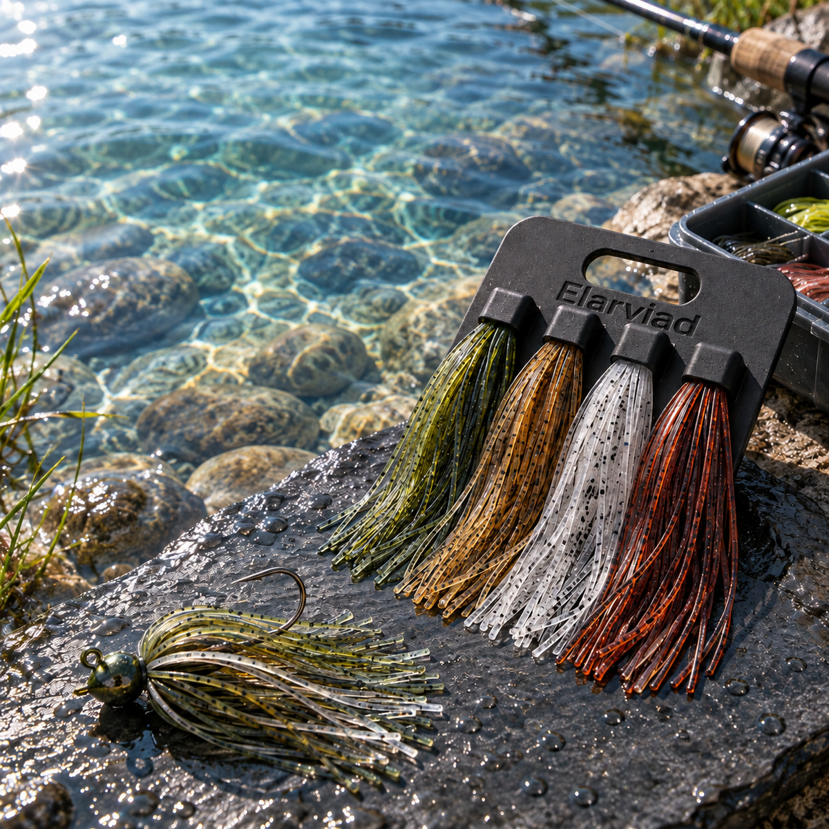 Elarviad™ Silicone Fishing Lure Skirts