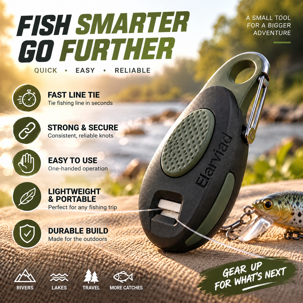 Elarviad™ Compact Line Cutter Clip