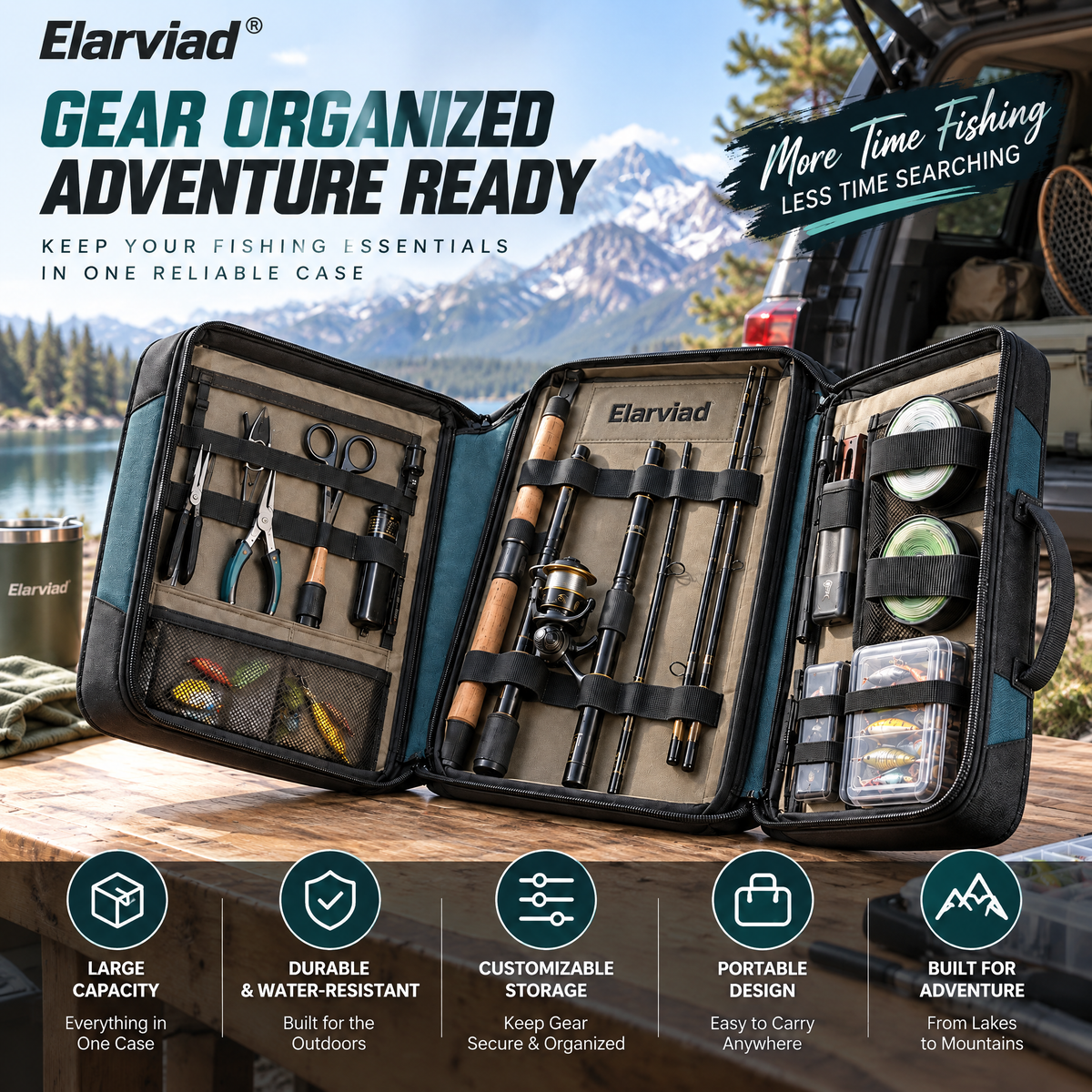 Elarviad™ Foldable Fishing Gear Case