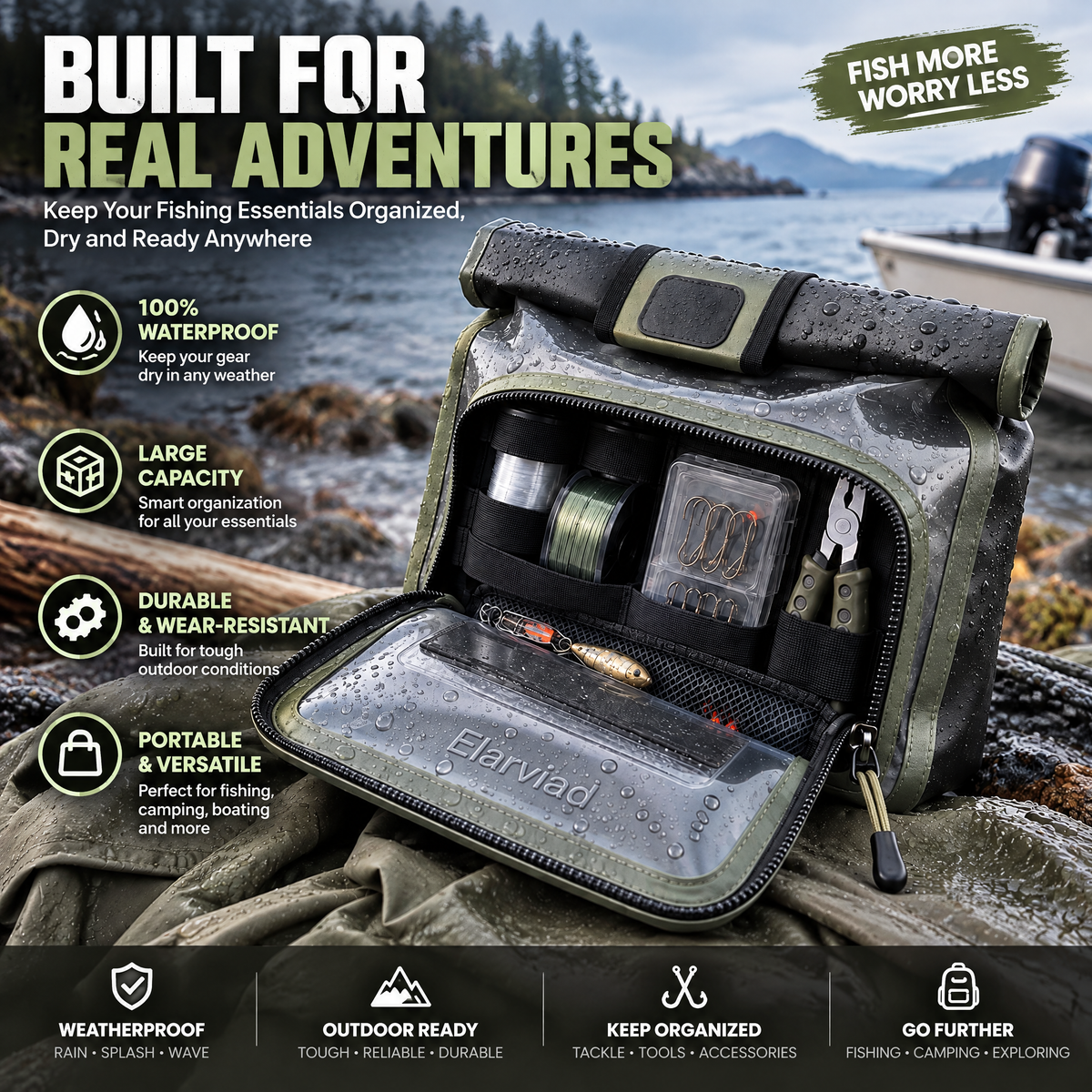 Elarviad™ Waterproof Tackle Pouch