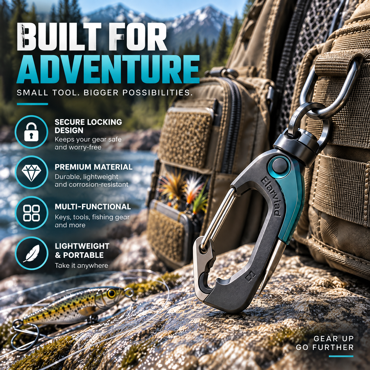 Elarviad™ Multi Function Fishing Clip