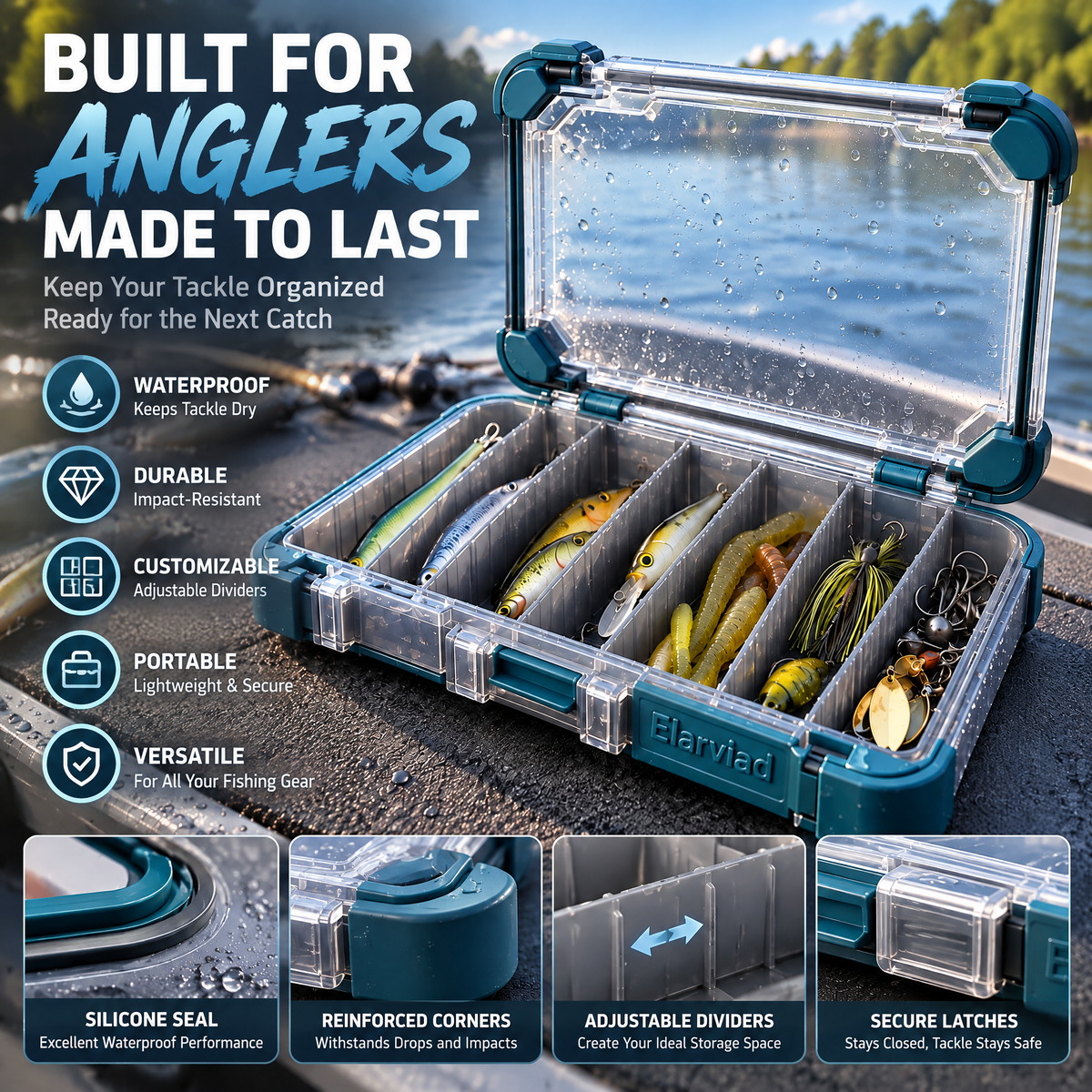 Elarviad™ Flexible Lure Storage Box