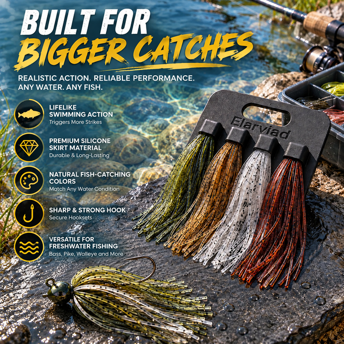 Elarviad™ Silicone Fishing Lure Skirts
